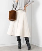 【ミッシェルクラン/MICHEL KLEIN】のボンディングフレアスカート(セットアップ対応/3サイズ展開) アイボリー|ID: prp329100004752359 ipo3291000000034370860