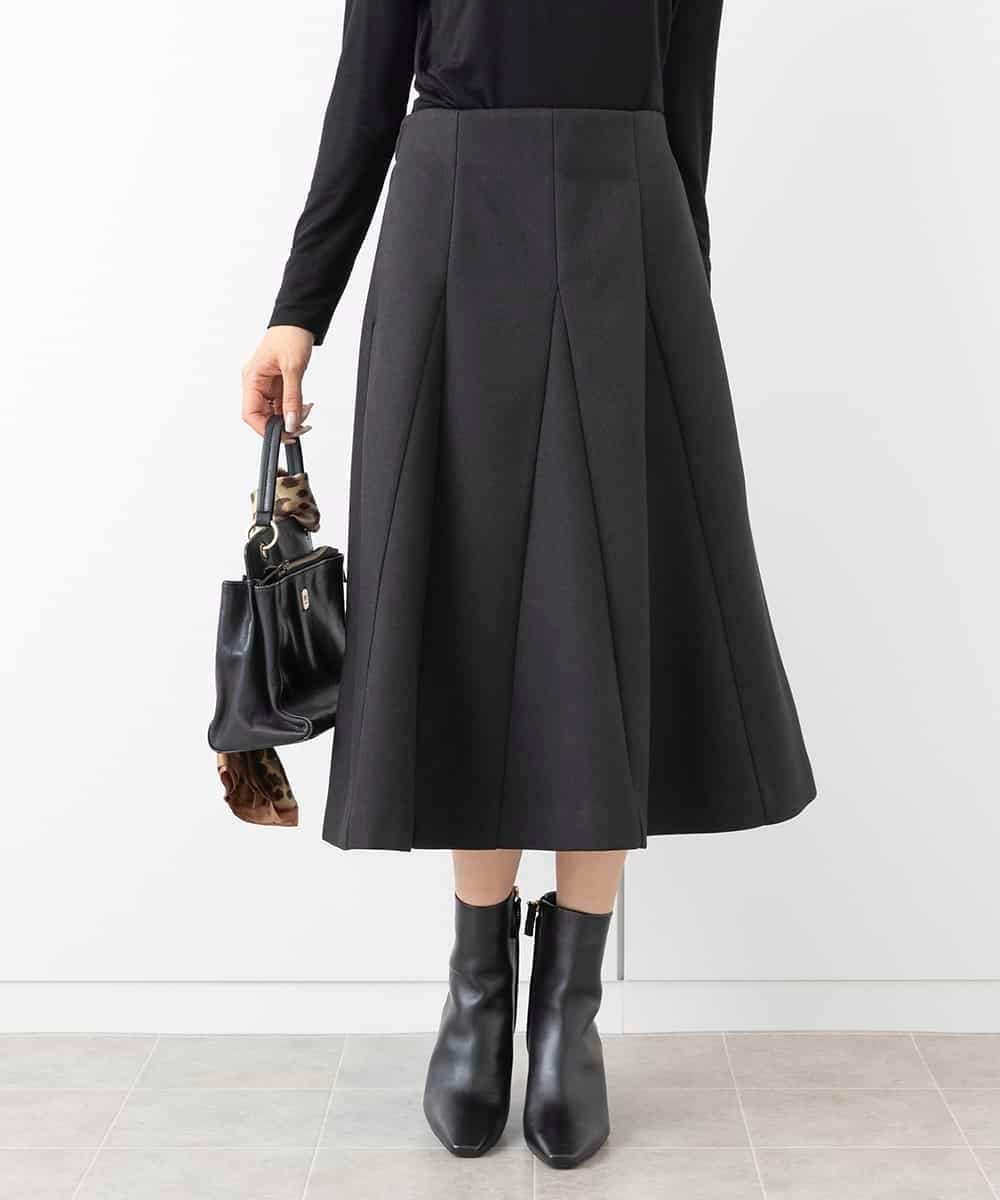 【ミッシェルクラン/MICHEL KLEIN】のボンディングフレアスカート(セットアップ対応/3サイズ展開) インテリア・キッズ・メンズ・レディースファッション・服の通販 founy(ファニー)  ファッション Fashion レディースファッション Fashion for Women セットアップ Matching Sets スカート・ミニ/ミディ/マキシ Skirts / Mini, Midi & Maxi Skirts スカート Skirts Aライン・フレアスカート A-Line & Flared Skirts 洗える Machine Washable コンパクト Compact, Small Size 今季 This Season, Current Season シンプル Simple, Minimal ジャケット Jacket, Outerwear スタイリッシュ Stylish, Fashionable セットアップ Set-Up, Coordinated Outfit ダウン Down, Puffer トレンド Trend, Trending Now バランス Balance, Style Balance フォルム Silhouette, Form ベーシック Basic, Essential ボンディング Bonding, Bonded Fabric ポケット Pocket, Pocket Detail ミドル Middle Length, Mid Height 再入荷 Restock / Back in Stock おすすめ Recommended / Our Picks ブラック|ID: prp329100004752359 ipo3291000000034370862