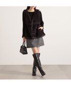 【プロポーション ボディドレッシング/PROPORTION BODY DRESSING】のツイードミニスカート ブラック|ID: prp329100004752373 ipo3291000000034577481