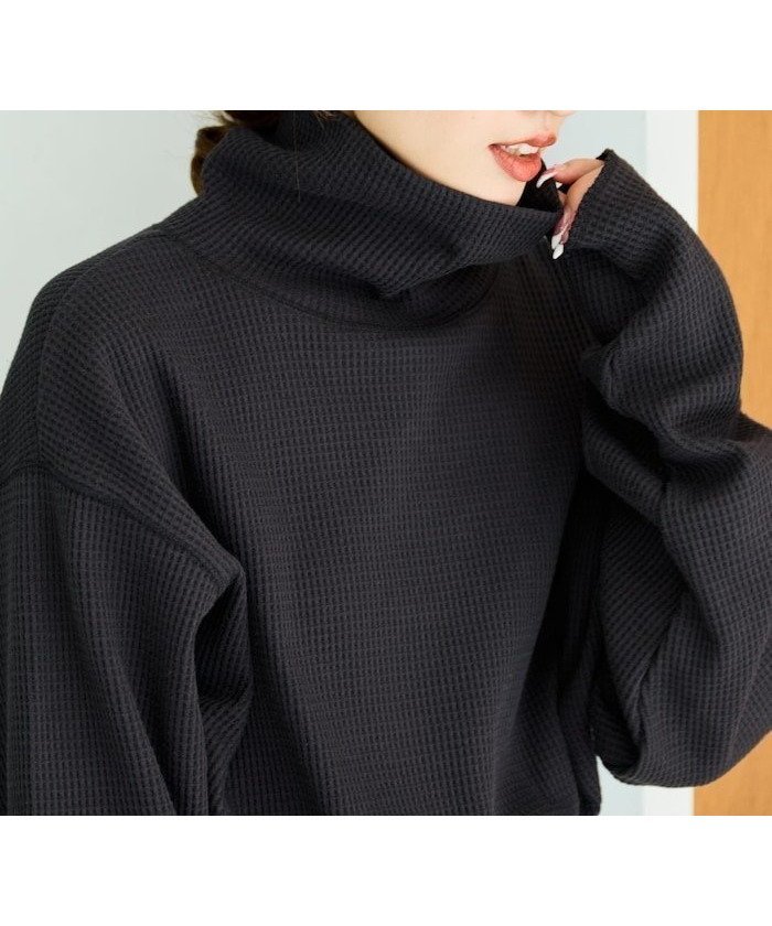 【フリークスストア/FREAK'S STORE】のワッフル タートルネック チュニック プルオーバー【限定展開】 25AW インテリア・キッズ・メンズ・レディースファッション・服の通販 founy(ファニー) ファッション Fashion レディースファッション Fashion for Women トップス・カットソー Cut & Sew Tops カジュアルプルオーバー・ニットトップス Pullovers & Knit Tops / Casual Pullovers タートルネック・ハイネックトップス Turtlenecks & High-Neck Tops ショルダー Shoulder, Shoulder Strap シンプル Simple, Minimal スタンダード Standard, Basic ストレート Straight, Straight Cut スリーブ Sleeve, Long Sleeve / Short Sleeve タートルネック Turtleneck, High Neck チュニック Tunic, Long Top デニム Denim, Jeans Material トレンド Trend, Trending Now ドロップ Drop Shoulder, Dropped Style 定番 Standard, Basic Item 人気 Popular, Best Seller ボトム Bottoms, Lower Wear ラウンド Round, Round Neck ルーズ Loose, Oversized ワイド Wide, Wide Fit ワッフル Waffle, Waffle Knit A/W・秋冬 Autumn/Winter 冬 Winter / This Winter おすすめ Recommended / Our Picks 2025年 2025 2025-2026秋冬・A/W Autumn/Winter 2025–26 AW25–26 ブラック|ID: prp329100004752387 ipo3291000000035014909