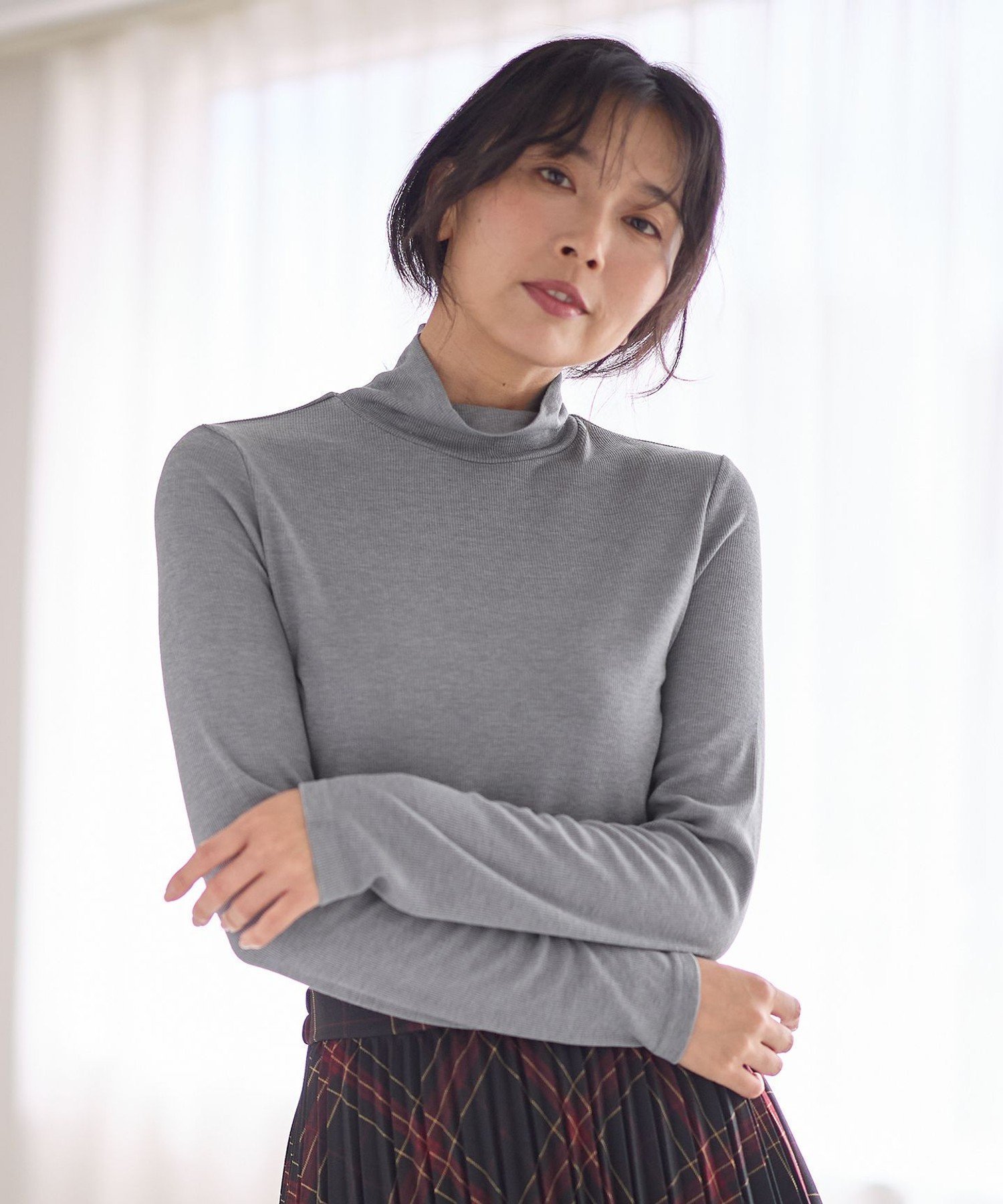 【エニー/ANY】の【洗濯機可】アクリルレーヨンリブタートル インテリア・キッズ・メンズ・レディースファッション・服の通販 founy(ファニー) 　ファッション　Fashion　レディースファッション　Fashion for Women　おすすめ　Recommended / Our Picks　インナー　Innerwear　シンプル　Simple, Minimal　スウェット / スエット　Sweatshirt, Sweatwear　ネックレス　Necklace, Pendant Necklace　ハイネック　High Neck, Mock Neck　再入荷　Restock / Back in Stock　A/W・秋冬　Autumn/Winter　チャコール[004]|ID: prp329100004752389 ipo3291000000034371187