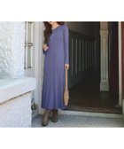 【プロポーション ボディドレッシング/PROPORTION BODY DRESSING】のボタンディテール前後2wayワンピース 25AW ブルー|ID: prp329100004752406 ipo3291000000034659757