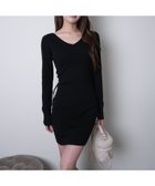 【リップサービス/LIP SERVICE】のLIP SERVICE/サイドレーススピンドルニットワンピース 人気、トレンドファッション・服の通販 founy(ファニー) ファッション Fashion レディースファッション Fashion for Women ワンピース Dresses ニットワンピース Knit Dresses アクリル Acrylic Material ショート Short, Short Length スピンドル Spindle, Drawcord トレンド Trend, Trending Now バランス Balance, Style Balance フィット Fit, Slim Fit レース Lace, Lace Fabric ロング Long, Long-Length A/W・秋冬 Autumn/Winter おすすめ Recommended / Our Picks エレガント 上品 Elegant thumbnail ブラック|ID: prp329100004752418 ipo3291000000034371522