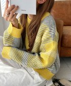 【アンドミー/andme】のモヘアライク チェックジャガード ニットトップス 人気、トレンドファッション・服の通販 founy(ファニー) ファッション Fashion レディースファッション Fashion for Women トップス・カットソー Cut & Sew Tops ニット Knit Tops & Sweaters コンパクト Compact, Small Size チェック Check, Plaid, Tartan バランス Balance, Style Balance ボトム Bottoms, Lower Wear 冬 Winter / This Winter thumbnail イエロー|ID: prp329100004752420 ipo3291000000034602181