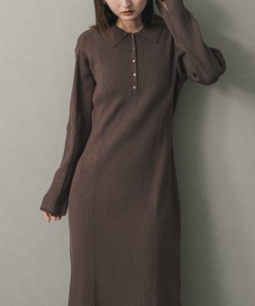 【センスオブプレイス/SENSE OF PLACE by URBAN RESEARCH】のエリツキリブニットワンピース 人気、トレンドファッション・服の通販 founy(ファニー) ファッション Fashion レディースファッション Fashion for Women ワンピース Dresses ニットワンピース Knit Dresses 2025年 2025 2025-2026秋冬・A/W Autumn/Winter 2025–26 AW25–26 冬 Winter / This Winter リラックス Relax, Relaxed Fit エレガント 上品 Elegant A/W・秋冬 Autumn/Winter |ID:prp329100004752440