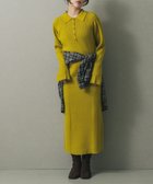 【センスオブプレイス/SENSE OF PLACE by URBAN RESEARCH】のエリツキリブニットワンピース 人気、トレンドファッション・服の通販 founy(ファニー) ファッション Fashion レディースファッション Fashion for Women ワンピース Dresses ニットワンピース Knit Dresses 2025年 2025 2025-2026秋冬・A/W Autumn/Winter 2025–26 AW25–26 冬 Winter / This Winter リラックス Relax, Relaxed Fit エレガント 上品 Elegant A/W・秋冬 Autumn/Winter thumbnail YELLOW|ID: prp329100004752440 ipo3291000000034371741