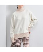 【ユナイテッドアローズ/UNITED ARROWS】のバイカラー ハイネック ニットプルオーバー 人気、トレンドファッション・服の通販 founy(ファニー) ファッション Fashion レディースファッション Fashion for Women トップス・カットソー Cut & Sew Tops ニット Knit Tops & Sweaters カジュアルプルオーバー・ニットトップス Pullovers & Knit Tops / Casual Pullovers イタリア Italy ショート Short, Short Length スリット Slit, Slit Detail 定番 Standard, Basic Item ハイネック High Neck, Mock Neck ボトム Bottoms, Lower Wear リラックス Relax, Relaxed Fit ワイド Wide, Wide Fit アウトレット Outlet / Clearance thumbnail OFF WHITE|ID: prp329100004752466 ipo3291000000034371979