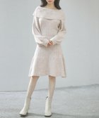 【セゾンドパピヨン/SAISON DE PAPILLON】の2wayネック膝上丈ニットワンピース 人気、トレンドファッション・服の通販 founy(ファニー) ファッション Fashion レディースファッション Fashion for Women ワンピース Dresses ニットワンピース Knit Dresses スリーブ Sleeve, Long Sleeve / Short Sleeve フレア Flare, Flared ミックス Mix, Mixed Style ロング Long, Long-Length thumbnail オートミール|ID: prp329100004752498 ipo3291000000034530308