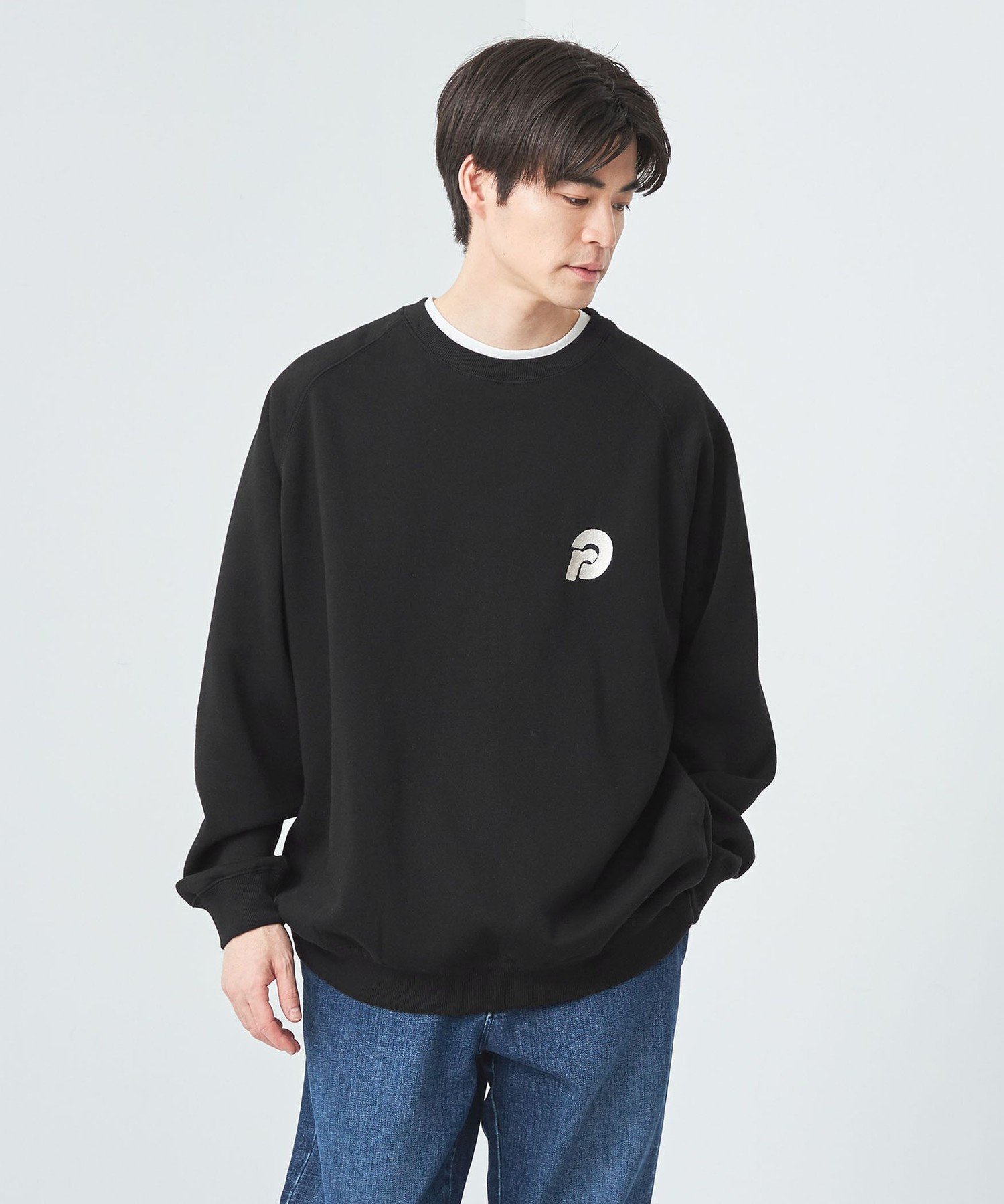 【ユナイテッドアローズ/UNITED ARROWS】のGLR or ロゴ クルーネック スウェット インテリア・キッズ・メンズ・レディースファッション・服の通販 founy(ファニー)  ファッション Fashion レディースファッション Fashion for Women トップス・カットソー Cut & Sew Tops レディースパーカー・カジュアルフーディー Casual Hoodies & Sweatshirts スウェット・クルーネックトップス Sweatshirts & Crewnecks / Relaxed Fit Sweat Tops インナー Innerwear スウェット / スエット Sweatshirt, Sweatwear スリーブ Sleeve, Long Sleeve / Short Sleeve ブルゾン Blouson, Bomber Jacket ミリタリー Military, Army Style ワイド Wide, Wide Fit ワンポイント One Point, Statement Accent アウトレット Outlet / Clearance おすすめ Recommended / Our Picks BLACK|ID: prp329100004752530 ipo3291000000034372645