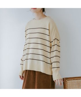 【スタディオ クリップ/studio CLIP】の【新色追加】12ゲージコットンミックスアソートニットプルオーバー 人気、トレンドファッション・服の通販 founy(ファニー) ファッション Fashion レディースファッション Fashion for Women トップス・カットソー Cut & Sew Tops ニット Knit Tops & Sweaters カジュアルプルオーバー・ニットトップス Pullovers & Knit Tops / Casual Pullovers おすすめ Recommended / Our Picks アクリル Acrylic Material ショルダー Shoulder, Shoulder Strap シンプル Simple, Minimal ドロップ Drop Shoulder, Dropped Style ビスチェ Bustier, Corset Top ベスト Vest, Waistcoat ボーダー Border, Stripe ワイド Wide, Wide Fit 秋 Autumn |ID:prp329100004752535