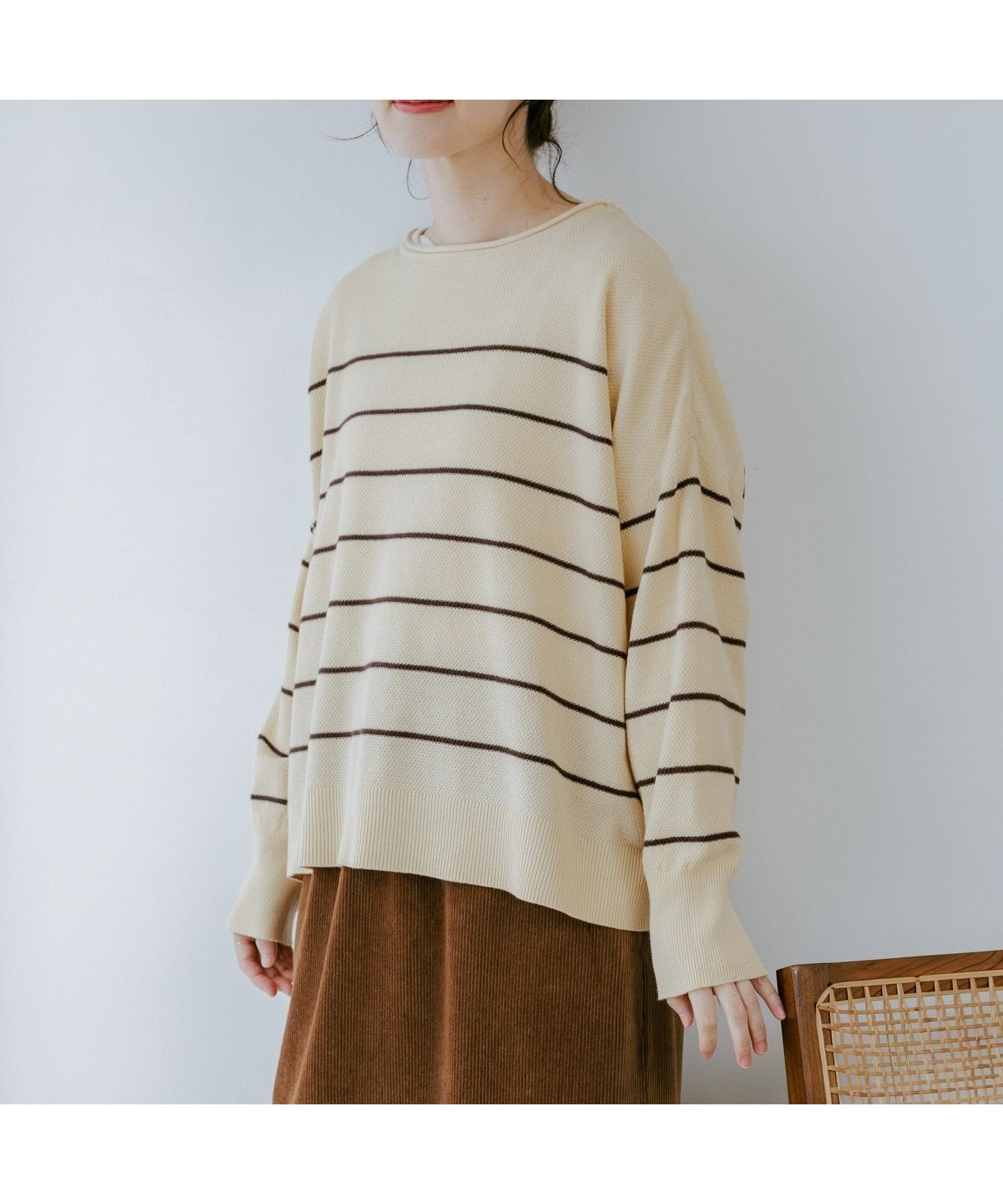 【スタディオ クリップ/studio CLIP】の【新色追加】12ゲージコットンミックスアソートニットプルオーバー 人気、トレンドファッション・服の通販 founy(ファニー) 　ファッション　Fashion　レディースファッション　Fashion for Women　トップス・カットソー　Cut & Sew Tops　ニット　Knit Tops & Sweaters　カジュアルプルオーバー・ニットトップス　Pullovers & Knit Tops / Casual Pullovers　おすすめ　Recommended / Our Picks　アクリル　Acrylic Material　ショルダー　Shoulder, Shoulder Strap　シンプル　Simple, Minimal　ドロップ　Drop Shoulder, Dropped Style　ビスチェ　Bustier, Corset Top　ベスト　Vest, Waistcoat　ボーダー　Border, Stripe　ワイド　Wide, Wide Fit　秋　Autumn　 other-1|ID: prp329100004752535 ipo3291000000034585750