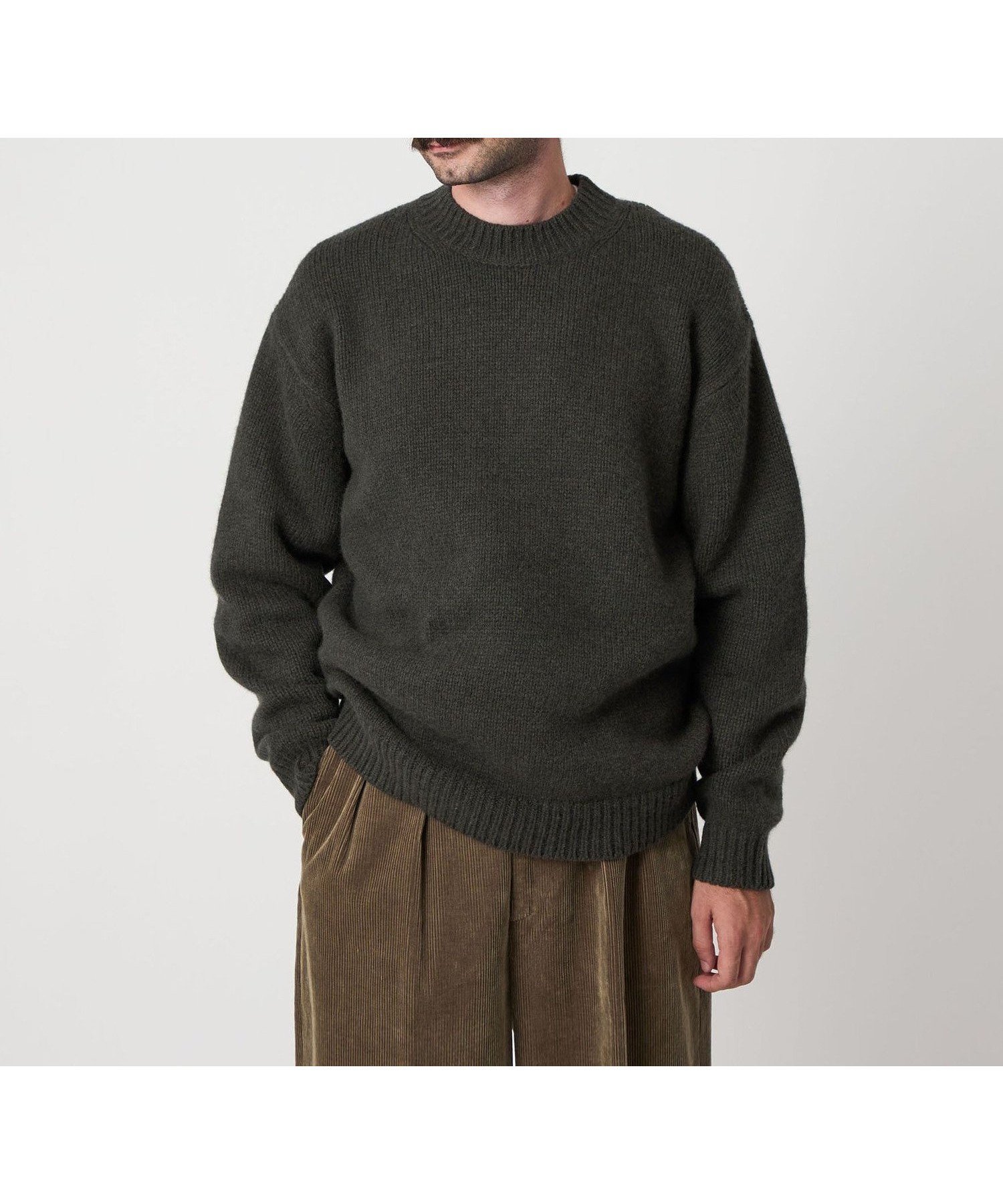 【ビューティ&ユース ユナイテッドアローズ/BEAUTY&YOUTH / UNITED ARROWS / MEN】のSteven Alan ハミルトンラムズウール ハイクルーネック ニット NARROW インテリア・キッズ・メンズ・レディースファッション・服の通販 founy(ファニー) ファッション Fashion メンズファッション Fashion for Men シンプル Simple, Minimal バランス Balance, Style Balance ファブリック Fabric, Textile フィット Fit, Slim Fit リラックス Relax, Relaxed Fit ルーズ Loose, Oversized DK.GREEN|ID: prp329100004752590 ipo3291000000034549910