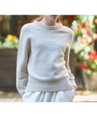 【ドレステリア/DRESSTERIOR】の【otonaMUSE 11月号掲載】カシミヤブレンドクルーネックニット グレージュ|ID: prp329100004752593 ipo3291000000034720858