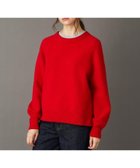 【ドレステリア/DRESSTERIOR】の【otonaMUSE 11月号掲載】カシミヤブレンドクルーネックニット レッド|ID: prp329100004752593 ipo3291000000034720859