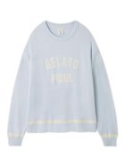 【ジェラート ピケ/gelato pique】のスムーズィートリム長袖プルオーバー BLU[086]|ID: prp329100004752693 ipo3291000000034540131