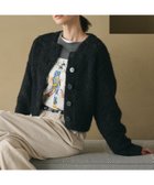 【ビューティ&ユース ユナイテッドアローズ/BEAUTY&YOUTH / UNITED ARROWS】のウールブレンド ブークレ クルーネックカーディガン 人気、トレンドファッション・服の通販 founy(ファニー) ファッション Fashion レディースファッション Fashion for Women トップス・カットソー Cut & Sew Tops カーディガン・羽織り Layered Style Cardigans カーディガン Cardigan, Knitwear クラシカル Classical, Vintage-Inspired クラシック Classic, Timeless Style トレンド Trend, Trending Now ハーフ Half, Half-Length フロント Front, Front Design ワイド Wide, Wide Fit おすすめ Recommended / Our Picks thumbnail BLACK|ID: prp329100004752697 ipo3291000000034967904