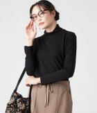 【ニューヨーカー/NEWYORKER】のセルヒートベア天竺 ハイネックプルオーバー 人気、トレンドファッション・服の通販 founy(ファニー) ファッション Fashion レディースファッション Fashion for Women トップス・カットソー Cut & Sew Tops カジュアルプルオーバー・ニットトップス Pullovers & Knit Tops / Casual Pullovers ジャケット Jacket, Outerwear ストレッチ Stretch, Stretchy Fabric ハイネック High Neck, Mock Neck ベーシック Basic, Essential 冬 Winter / This Winter A/W・秋冬 Autumn/Winter thumbnail ブラック|ID: prp329100004752725 ipo3291000000034597906