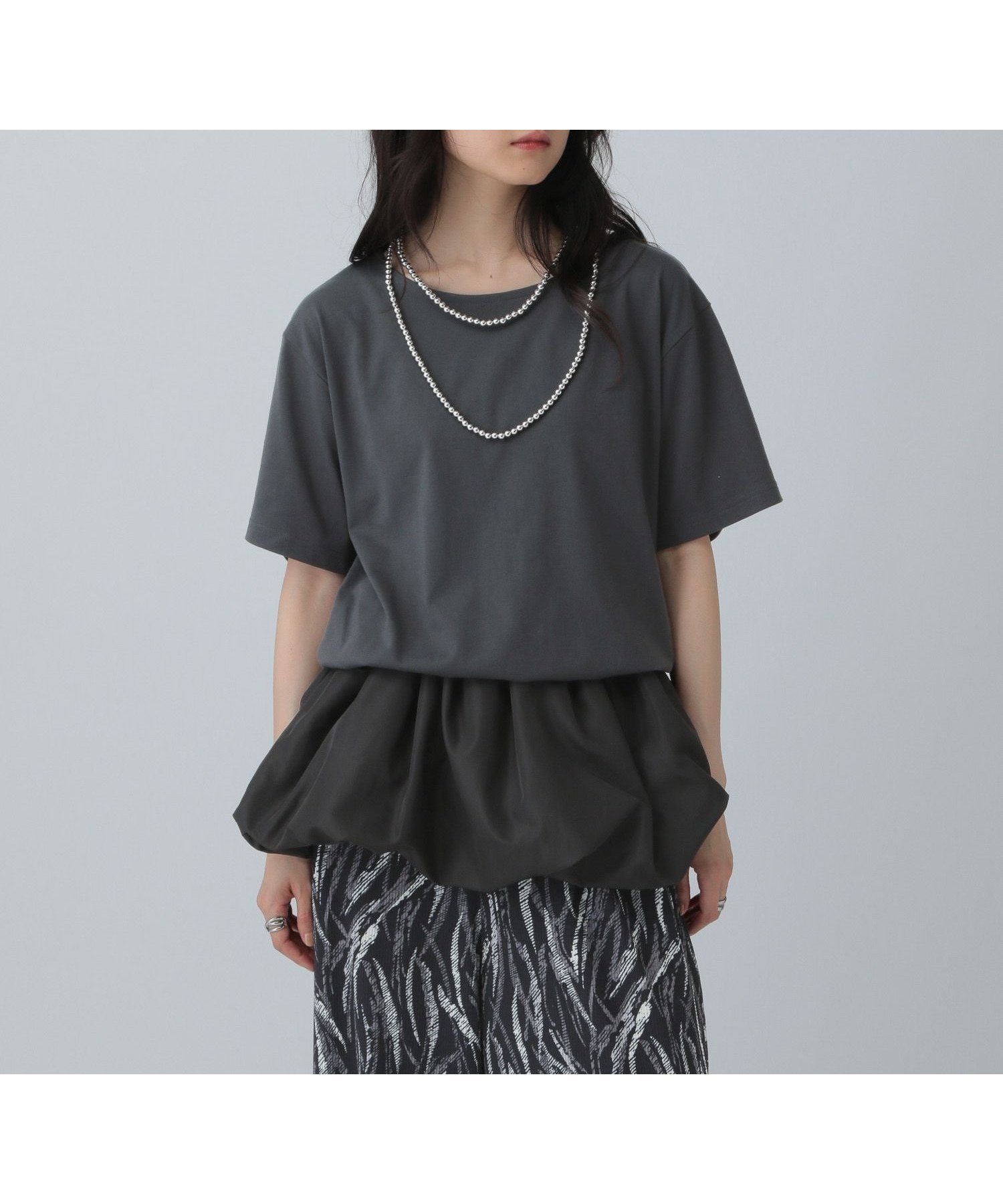 【レプシィム ローリーズファーム/LEPSIM LOWRYS FARM】の裾バルーンドロストプルオーバー インテリア・キッズ・メンズ・レディースファッション・服の通販 founy(ファニー) ファッション Fashion レディースファッション Fashion for Women トップス・カットソー Cut & Sew Tops カジュアルプルオーバー・ニットトップス Pullovers & Knit Tops / Casual Pullovers おすすめ Recommended / Our Picks アクセサリー Fashion Accessories シンプル Simple, Minimal トレンド Trend, Trending Now ドローコード Drawcord, Drawstring Cord チャコール19|ID: prp329100004752735 ipo3291000000034472449