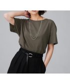 【アンタイトル/UNTITLED】の【接触冷感/コットン100/洗える/Tシャツ】半袖天竺プルオーバー チャコールグレー|ID: prp329100004752745 ipo3291000000034683540