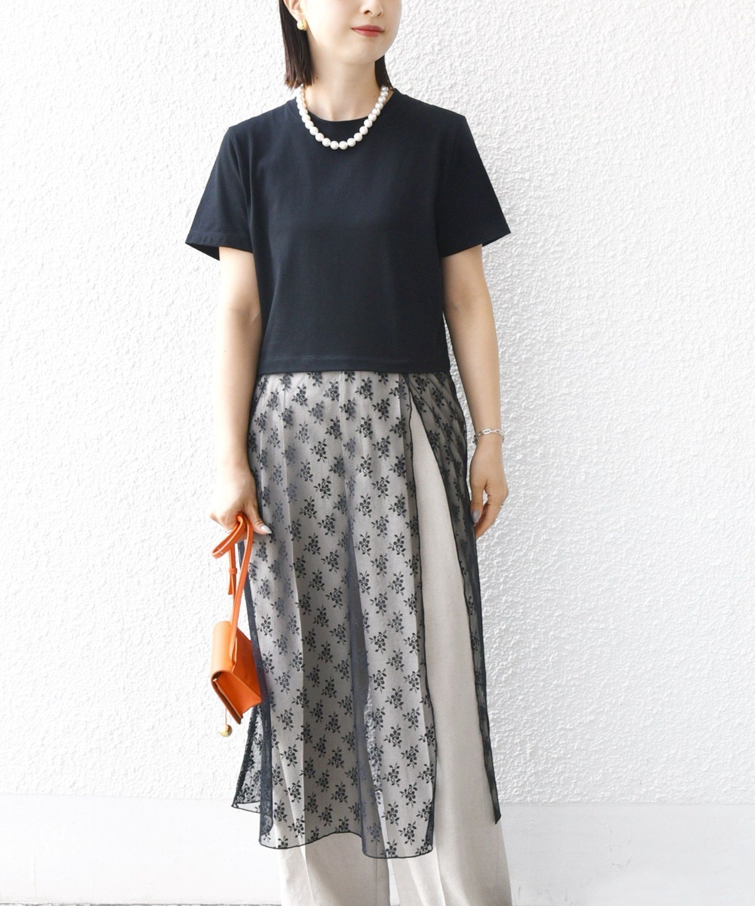 【シップス フォー ウィメン/SHIPS】の【WEB限定】ラッセル レース ドッキング TEE インテリア・キッズ・メンズ・レディースファッション・服の通販 founy(ファニー)  ファッション Fashion レディースファッション Fashion for Women 2025年 2025 2025春夏・S/S Spring/Summer 2025 SS25 インナー Innerwear カットソー Cut and Sewn Top カーディガン Cardigan, Knitwear ジャケット Jacket, Outerwear ドッキング Docking, Mixed Material ボトム Bottoms, Lower Wear ラッセル Raschel, Raschel Lace レース Lace, Lace Fabric 冬 Winter / This Winter 夏 Summer 春 Spring 秋 Autumn ブラック|ID: prp329100004752746 ipo3291000000034375182