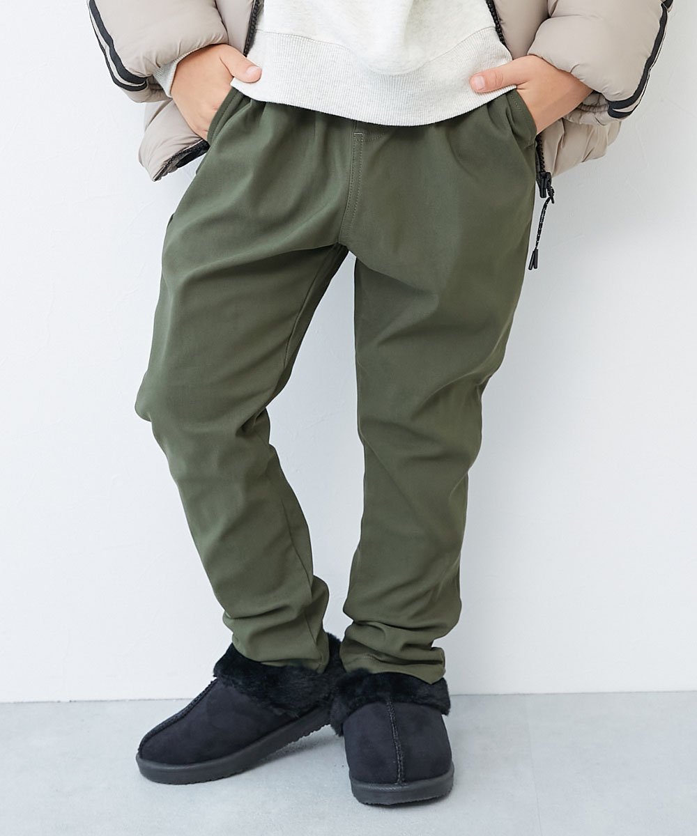 【デビロック/devirock / KIDS】のよくばりストレッチ 裏起毛タックパンツ ロングパンツ 長ズボン ボトムス 25AW インテリア・キッズ・メンズ・レディースファッション・服の通販 founy(ファニー) 　ファッション　Fashion　キッズファッション　Fashion for Kids　ボトムス　Bottoms　スウェット / スエット　Sweatshirt, Sweatwear　ストレッチ　Stretch, Stretchy Fabric　ダウン　Down, Puffer　ロング　Long, Long-Length　おすすめ　Recommended / Our Picks　2025年　2025　2025-2026秋冬・A/W　Autumn/Winter 2025–26 AW25–26　Dオリーブ|ID: prp329100004752757 ipo3291000000034732301