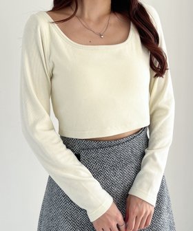 【ヘザー/Heather】のカップ付きバレエネックTEE 人気、トレンドファッション・服の通販 founy(ファニー) ファッション Fashion レディースファッション Fashion for Women インナー Innerwear カーディガン Cardigan, Knitwear クロップド Cropped, Short Length デコルテ Décolleté, Neckline バレエ Ballet, Ballet Style A/W・秋冬 Autumn/Winter |ID:prp329100004752777