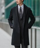 【エディフィス/EDIFICE / MEN】の《追加》SUPER 140 s ウール / カシミヤ チェスターコート 人気、トレンドファッション・服の通販 founy(ファニー) ファッション Fashion メンズファッション Fashion for Men スマート Smart, Elegant チェスターコート Chester Coat, Long Coat 定番 Standard, Basic Item フィット Fit, Slim Fit フォルム Silhouette, Form フォーマル Formal, Dressy モダン Modern, Contemporary ラグジュアリー Luxury, Elegant リラックス Relax, Relaxed Fit 冬 Winter / This Winter ビジネス 仕事 通勤 Business / Work / Commuting thumbnail ブラック|ID: prp329100004752783 ipo3291000000035077911