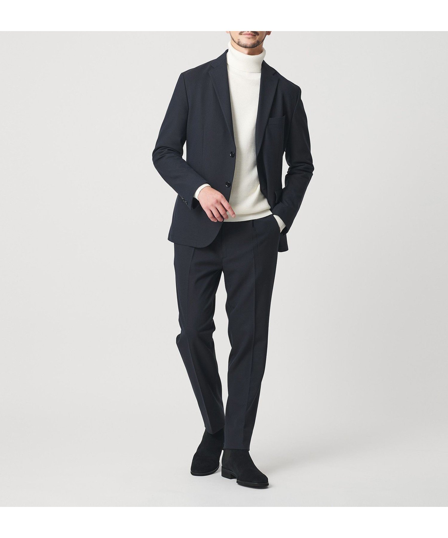 【ビューティ&ユース ユナイテッドアローズ/BEAUTY&YOUTH / UNITED ARROWS / MEN】の【WEB限定 WARDROBE SMART】ウインター TR セットアップ/ジャケット イージーパンツ インテリア・キッズ・メンズ・レディースファッション・服の通販 founy(ファニー) 　ファッション　Fashion　メンズファッション　Fashion for Men　ボトムス　Bottoms　アクリル　Acrylic Material　インナー　Innerwear　秋　Autumn　コイン　Coin, Coin Design　シェイプ　Shape, Slim Fit　ショルダー　Shoulder, Shoulder Strap　ジャケット　Jacket, Outerwear　ストレッチ　Stretch, Stretchy Fabric　スマート　Smart, Elegant　セットアップ　Set-Up, Coordinated Outfit　バランス　Balance, Style Balance　ファブリック　Fabric, Textile　フィット　Fit, Slim Fit　フラップ　Flap, Flap Pocket　プリーツ　Pleats, Pleated　ポケット　Pocket, Pocket Detail　冬　Winter / This Winter　おすすめ　Recommended / Our Picks　エレガント 上品　Elegant　ROYAL|ID: prp329100004752794 ipo3291000000034732950