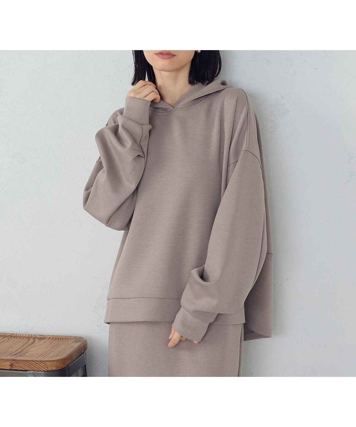 【コムサイズム/COMME CA ISM】のダンボールニット パーカ / セットアップ対応 インテリア・キッズ・メンズ・レディースファッション・服の通販 founy(ファニー)  ファッション Fashion レディースファッション Fashion for Women トップス・カットソー Cut & Sew Tops ニット Knit Tops & Sweaters レディースパーカー・カジュアルフーディー Casual Hoodies & Sweatshirts シンプル Simple, Minimal セットアップ Set-Up, Coordinated Outfit エレガント 上品 Elegant モカ|ID: prp329100004753092 ipo3291000000034378390