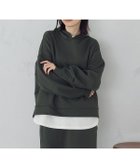 【コムサイズム/COMME CA ISM】のダンボールニット パーカ / セットアップ対応 人気、トレンドファッション・服の通販 founy(ファニー) ファッション Fashion レディースファッション Fashion for Women トップス・カットソー Cut & Sew Tops ニット Knit Tops & Sweaters レディースパーカー・カジュアルフーディー Casual Hoodies & Sweatshirts シンプル Simple, Minimal セットアップ Set-Up, Coordinated Outfit エレガント 上品 Elegant thumbnail ダークグリーン|ID: prp329100004753092 ipo3291000000034378395