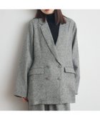 【レトロガール/RETRO GIRL】の【WEB限定】ツイードダブルブレストテーラー 人気、トレンドファッション・服の通販 founy(ファニー) ファッション Fashion レディースファッション Fashion for Women おすすめ Recommended / Our Picks カットソー Cut and Sewn Top シンプル Simple, Minimal ジャケット Jacket, Outerwear スウェット / スエット Sweatshirt, Sweatwear セットアップ Set-Up, Coordinated Outfit ダブル Double, Double-Breasted ツイード Twill, Twill Weave デニム Denim, Jeans Material トレンド Trend, Trending Now ベーシック Basic, Essential thumbnail チャコール|ID: prp329100004753104 ipo3291000000034378517