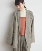 【レトロガール/RETRO GIRL】の【WEB限定】ツイードダブルブレストテーラー 人気、トレンドファッション・服の通販 founy(ファニー) ファッション Fashion レディースファッション Fashion for Women おすすめ Recommended / Our Picks カットソー Cut and Sewn Top シンプル Simple, Minimal ジャケット Jacket, Outerwear スウェット / スエット Sweatshirt, Sweatwear セットアップ Set-Up, Coordinated Outfit ダブル Double, Double-Breasted ツイード Twill, Twill Weave デニム Denim, Jeans Material トレンド Trend, Trending Now ベーシック Basic, Essential thumbnail ブラウン|ID: prp329100004753104 ipo3291000000034378518