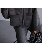【リベリー/Riberry】のショート丈ムートンコート 人気、トレンドファッション・服の通販 founy(ファニー) ファッション Fashion レディースファッション Fashion for Women アウター Coat / Outerwear Collection コート・ロングコート・ピーコート Long Coats, Peacoats & More インナー Innerwear カーゴパンツ Cargo Pants, Utility Pants 軽量 Lightweight, Ultra Light ショート Short, Short Length シンプル Simple, Minimal スタンド Stand Collar, Upright Stand トレンド Trend, Trending Now 定番 Standard, Basic Item フェミニン Feminine, Girly 防寒 Cold Protection, Winter-Ready ミニスカート Mini Skirt, Short Skirt ルーズ Loose, Oversized 冬 Winter / This Winter A/W・秋冬 Autumn/Winter 再入荷 Restock / Back in Stock おすすめ Recommended / Our Picks thumbnail チャコールグレー|ID: prp329100004753115 ipo3291000000034498212