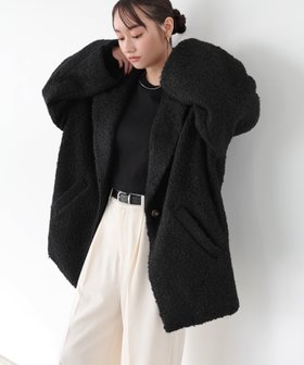 【アンドミー/andme】のシープ調ボア ミドル丈 テーラードコート 人気、トレンドファッション・服の通販 founy(ファニー) ファッション Fashion レディースファッション Fashion for Women アウター Coat / Outerwear Collection コート・ロングコート・ピーコート Long Coats, Peacoats & More ポケット Pocket, Pocket Detail ミドル Middle Length, Mid Height おすすめ Recommended / Our Picks |ID:prp329100004753152