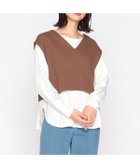 【コムサイズム/COMME CA ISM】の【セットアイテム】ベスト+カットソー キャメル|ID: prp329100004753153 ipo3291000000034379095