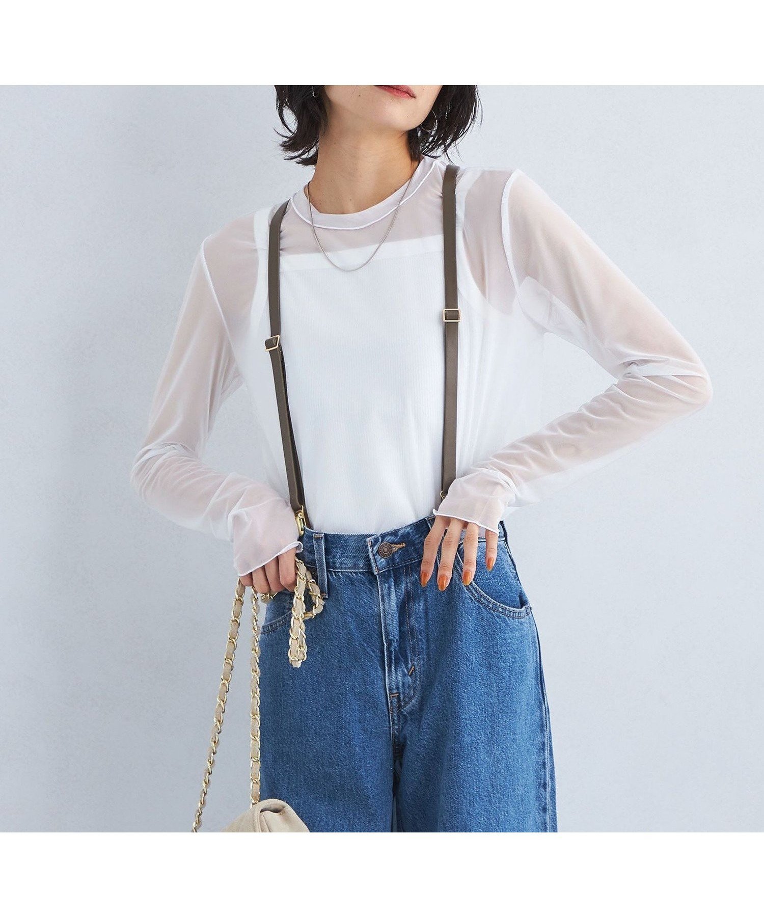 【ユナイテッドアローズ/UNITED ARROWS】のハイメッシュ チュール ロングスリーブ プルオーバー インテリア・キッズ・メンズ・レディースファッション・服の通販 founy(ファニー) ファッション Fashion レディースファッション Fashion for Women トップス・カットソー Cut & Sew Tops カジュアルプルオーバー・ニットトップス Pullovers & Knit Tops / Casual Pullovers インナー Innerwear 秋 Autumn コンパクト Compact, Small Size シアー Sheer, See-Through スリーブ Sleeve, Long Sleeve / Short Sleeve チュール Tulip, Tulip Motif メッシュ Mesh, Net Fabric ロング Long, Long-Length 冬 Winter / This Winter アウトレット Outlet / Clearance おすすめ Recommended / Our Picks エレガント 上品 Elegant WHITE|ID: prp329100004753155 ipo3291000000034435878