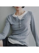 【ミースロエ/MIESROHE】のレイヤードデザインカットトップス 人気、トレンドファッション・服の通販 founy(ファニー) ファッション Fashion レディースファッション Fashion for Women トップス・カットソー Cut & Sew Tops とろみ Fluid, Flowy Fabric カットソー Cut and Sewn Top スマート Smart, Elegant 今季 This Season, Current Season thumbnail GRY[006]|ID: prp329100004753202 ipo3291000000034938617