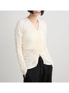 【ミースロエ/MIESROHE】のギャザーカットトップス 人気、トレンドファッション・服の通販 founy(ファニー) ファッション Fashion レディースファッション Fashion for Women トップス・カットソー Cut & Sew Tops カットソー Cut and Sewn Top ギャザー Gathered, Ruffled スマート Smart, Elegant デコルテ Décolleté, Neckline フロント Front, Front Design エレガント 上品 Elegant thumbnail IVR[003]|ID: prp329100004753203 ipo3291000000034379689