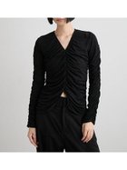 【ミースロエ/MIESROHE】のギャザーカットトップス 人気、トレンドファッション・服の通販 founy(ファニー) ファッション Fashion レディースファッション Fashion for Women トップス・カットソー Cut & Sew Tops カットソー Cut and Sewn Top ギャザー Gathered, Ruffled スマート Smart, Elegant デコルテ Décolleté, Neckline フロント Front, Front Design エレガント 上品 Elegant thumbnail BLK[009]|ID: prp329100004753203 ipo3291000000034379690