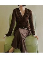 【ミースロエ/MIESROHE】のギャザーカットトップス 人気、トレンドファッション・服の通販 founy(ファニー) ファッション Fashion レディースファッション Fashion for Women トップス・カットソー Cut & Sew Tops カットソー Cut and Sewn Top ギャザー Gathered, Ruffled スマート Smart, Elegant デコルテ Décolleté, Neckline フロント Front, Front Design エレガント 上品 Elegant thumbnail BRW[058]|ID: prp329100004753203 ipo3291000000034379692