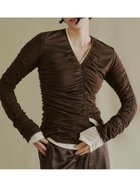 【ミースロエ/MIESROHE】のギャザーカットトップス 人気、トレンドファッション・服の通販 founy(ファニー) ファッション Fashion レディースファッション Fashion for Women トップス・カットソー Cut & Sew Tops カットソー Cut and Sewn Top ギャザー Gathered, Ruffled スマート Smart, Elegant デコルテ Décolleté, Neckline フロント Front, Front Design エレガント 上品 Elegant thumbnail BRW[058]|ID: prp329100004753203 ipo3291000000035083279