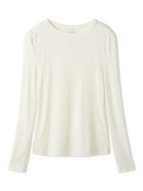 【ミラオーウェン/Mila Owen】のウールテンセルクルーネックシアーロンT 人気、トレンドファッション・服の通販 founy(ファニー) ファッション Fashion レディースファッション Fashion for Women トップス・カットソー Cut & Sew Tops ロングTシャツ・Tシャツ Longline T-Shirts & Tees インナー Innerwear スタイリッシュ Stylish, Fashionable スマート Smart, Elegant ロング Long, Long-Length おすすめ Recommended / Our Picks エレガント 上品 Elegant |ID:prp329100004753206