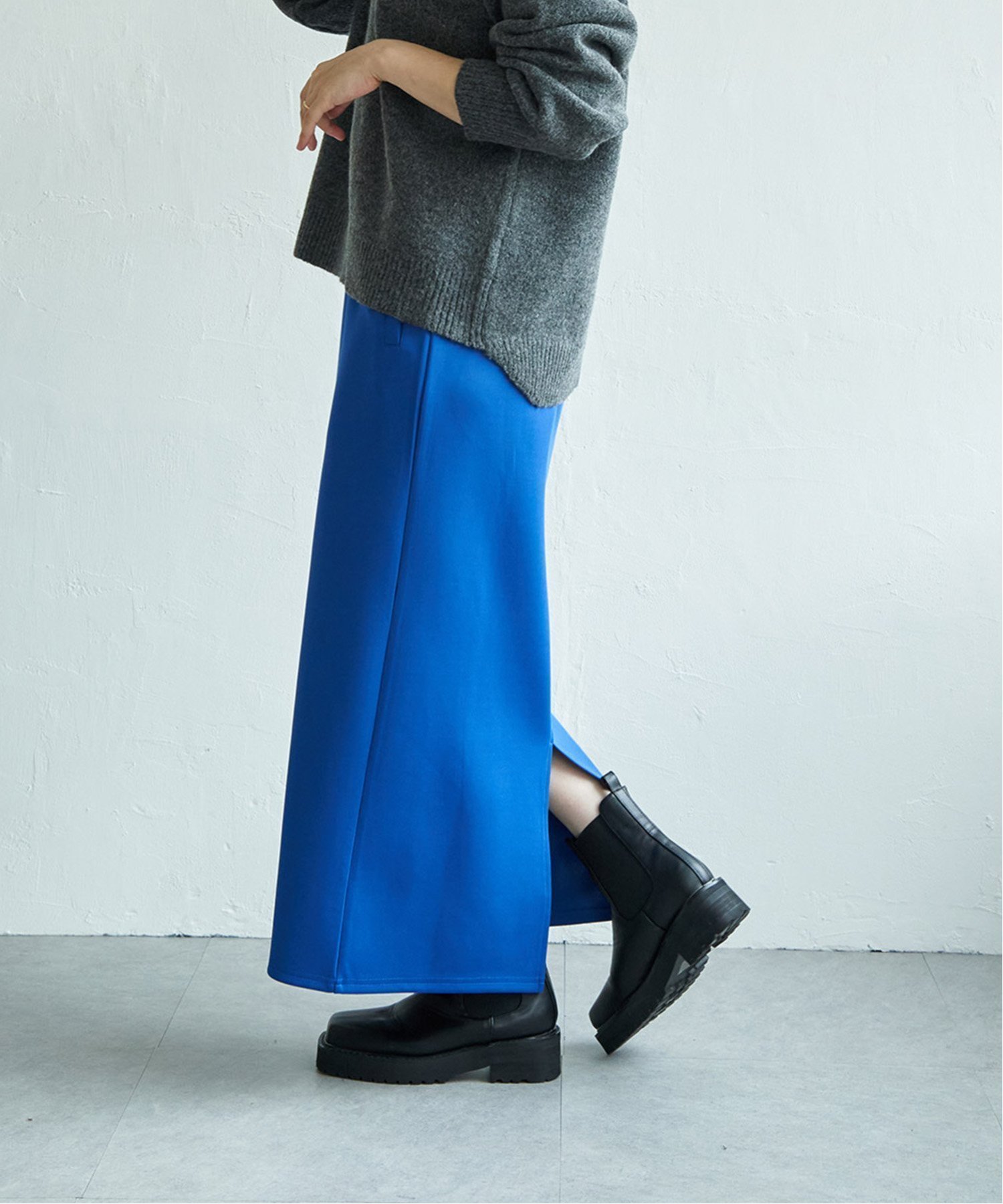 【ノッチ/notch】のサイドラインジャージスカート インテリア・キッズ・メンズ・レディースファッション・服の通販 founy(ファニー) 　ファッション　Fashion　レディースファッション　Fashion for Women　スカート　Skirts　おすすめ　Recommended / Our Picks　シューズ　Shoes, Footwear　ブルー|ID: prp329100004753216 ipo3291000000034642672