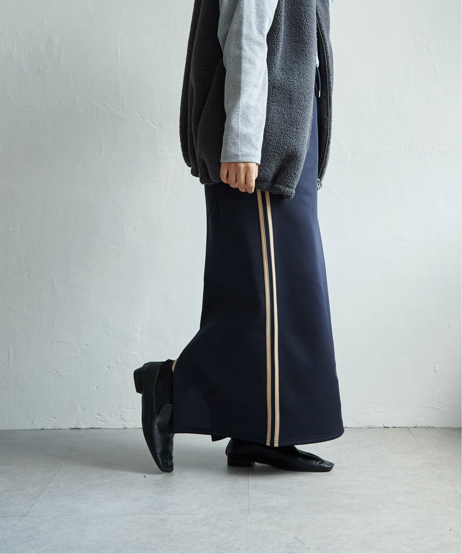 【ノッチ/notch】のサイドラインジャージスカート インテリア・キッズ・メンズ・レディースファッション・服の通販 founy(ファニー) 　ファッション　Fashion　レディースファッション　Fashion for Women　スカート　Skirts　おすすめ　Recommended / Our Picks　シューズ　Shoes, Footwear　ソノタA|ID: prp329100004753216 ipo3291000000034642676