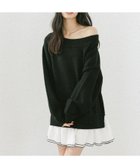 【ヘザー/Heather】のドッキンングフリルニットワンピース 人気、トレンドファッション・服の通販 founy(ファニー) ファッション Fashion レディースファッション Fashion for Women ワンピース Dresses ニットワンピース Knit Dresses おすすめ Recommended / Our Picks ショルダー Shoulder, Shoulder Strap ドッキング Docking, Mixed Material フリル Frill, Ruffle ロング Long, Long-Length thumbnail ブラック|ID: prp329100004753285 ipo3291000000034380426