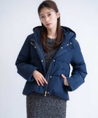 【ノエラ/Noela】のファー付きショートダウンコート ネイビー|ID: prp329100004753317 ipo3291000000034510025