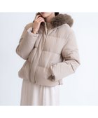 【ノエラ/Noela】のファー付きショートダウンコート ベージュ|ID: prp329100004753317 ipo3291000000034510027