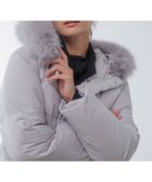 【ノエラ/Noela】のファー付きショートダウンコート グレー|ID: prp329100004753317 ipo3291000000034590920