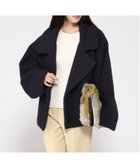 【インタープラネット/INTERPLANET】のブークレツイードダブルショート丈コート 人気、トレンドファッション・服の通販 founy(ファニー) ファッション Fashion レディースファッション Fashion for Women アウター Coat / Outerwear Collection コート・ロングコート・ピーコート Long Coats, Peacoats & More thumbnail ネイビー|ID: prp329100004753323 ipo3291000000034380708