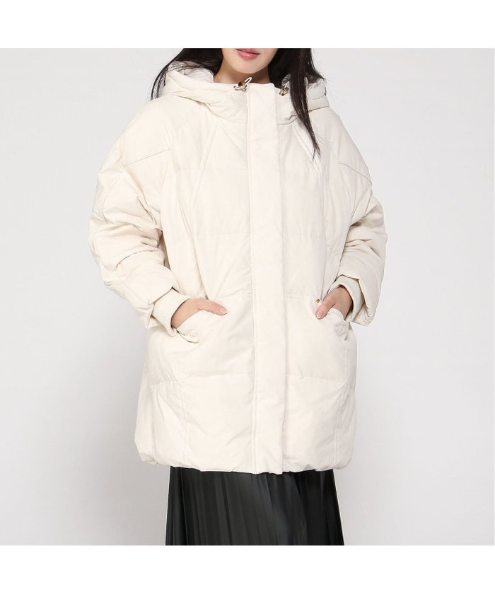 【インタープラネット/INTERPLANET】のストレッチフードミドルピュアダウン インテリア・キッズ・メンズ・レディースファッション・服の通販 founy(ファニー) https://founy.com/ ファッション Fashion レディースファッション Fashion for Women |ID: prp329100004753342 ipo3291000000034380912